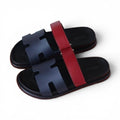 hermes sandal navy leather