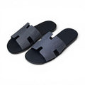 hermes sandal grey croco leather