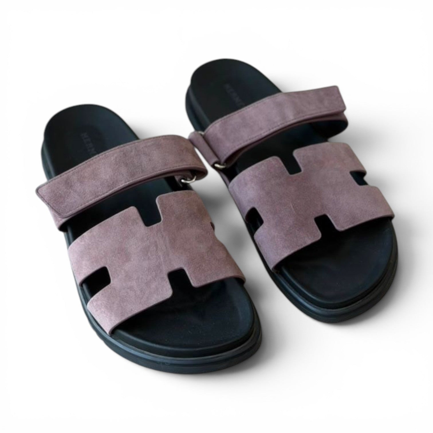 hermes sandal beige suede
