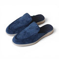 loro piana babouche walk blue suede