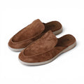 loro piana babouche walk brown suede