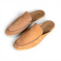 loro piana babouche walk brown suede