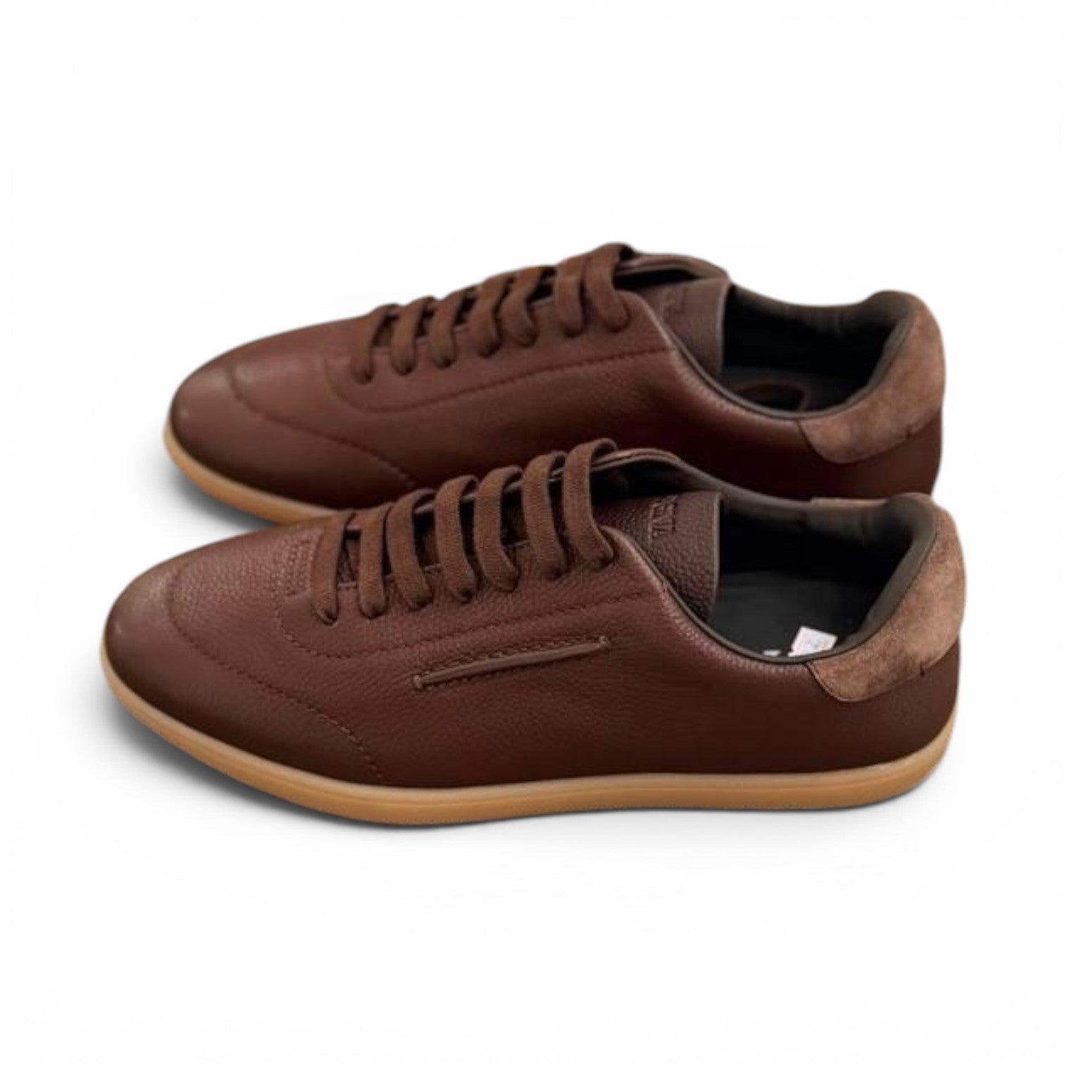 Zegna 232 brown leather