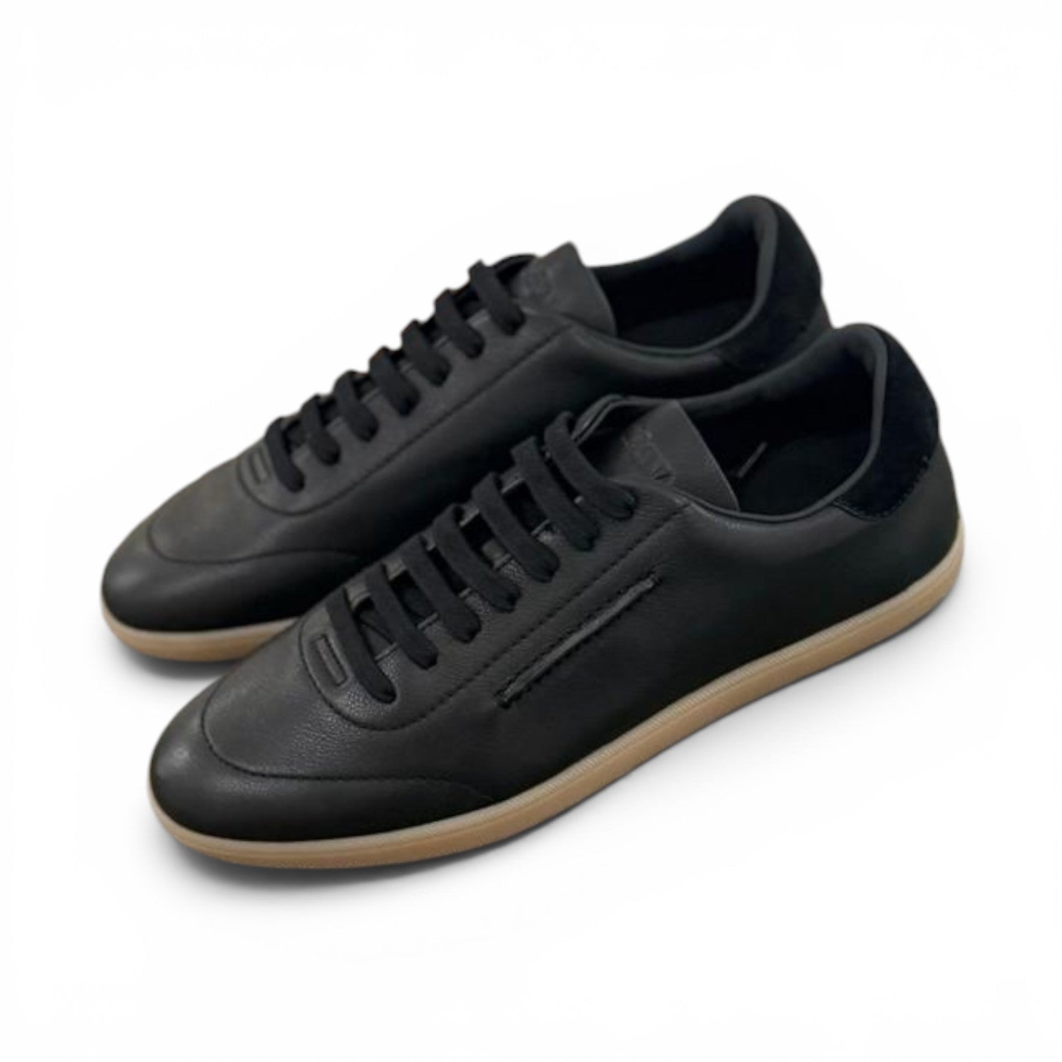 Zegna 232 black leather