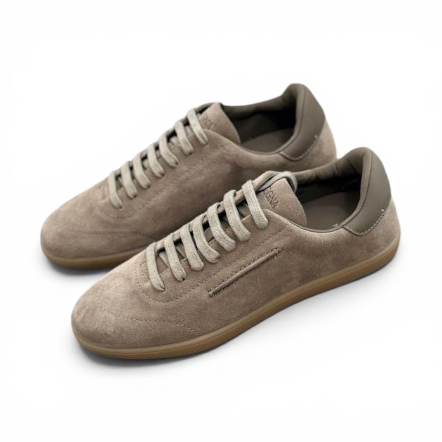 Zegna 232 grey suede
